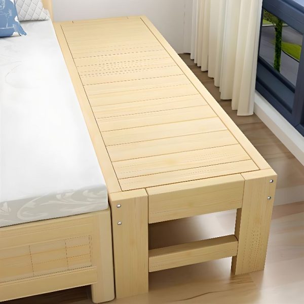"Natural Color Trendy Timber Standard Children Bed, Gender Neutral"