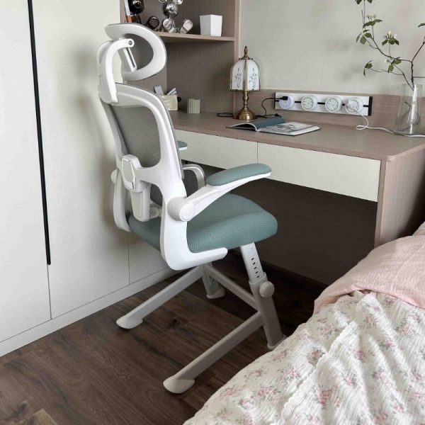 "Ergonomic Adjustable Height Children's Chair With Arms, Upholstered Chair(s), Cup Holder Included"
