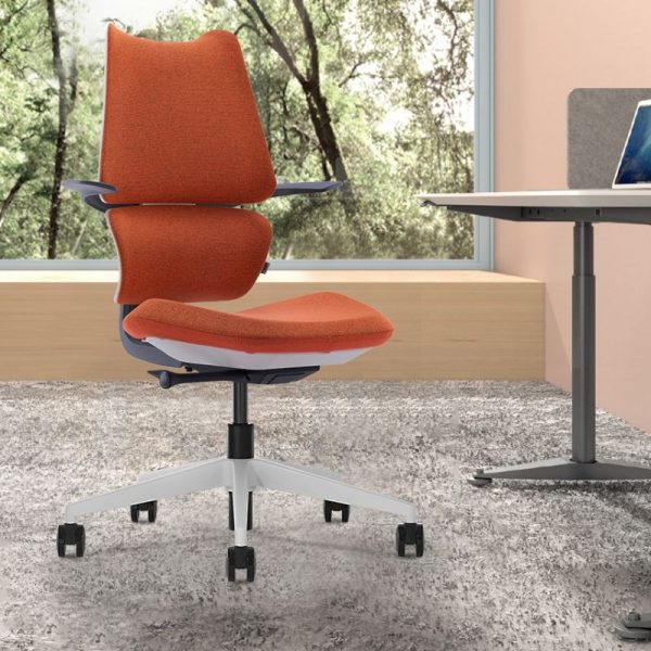 "Ergonomic Adjustable Height Children's Chair With Arms with Upholstered Chair(s) and Lockable Wheels"